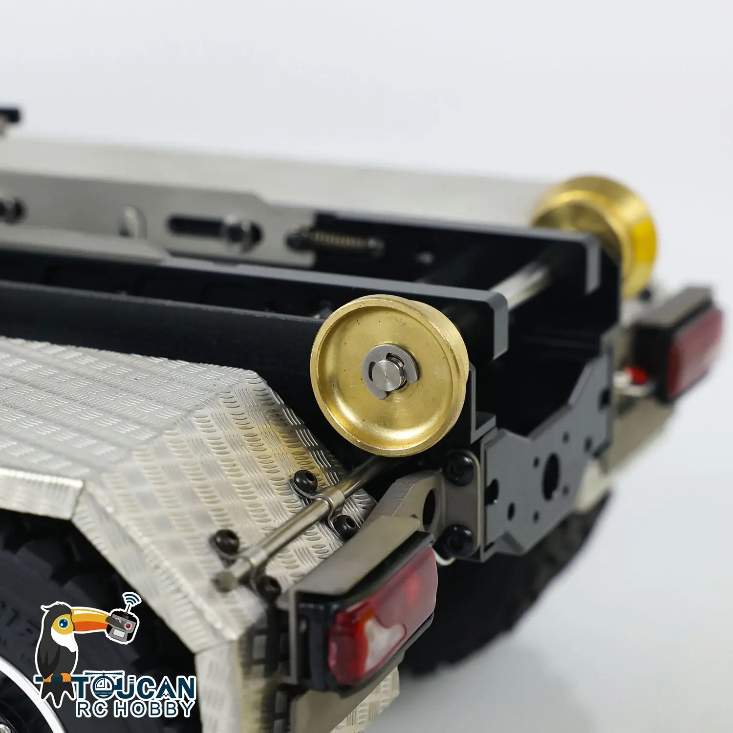 Customized LESU 8x8 1/14 Hydraulic RC Dump Truck Remote Controlled Roll On/Off Metal Waste Bin Tipper Simulation Cars Hobby Models