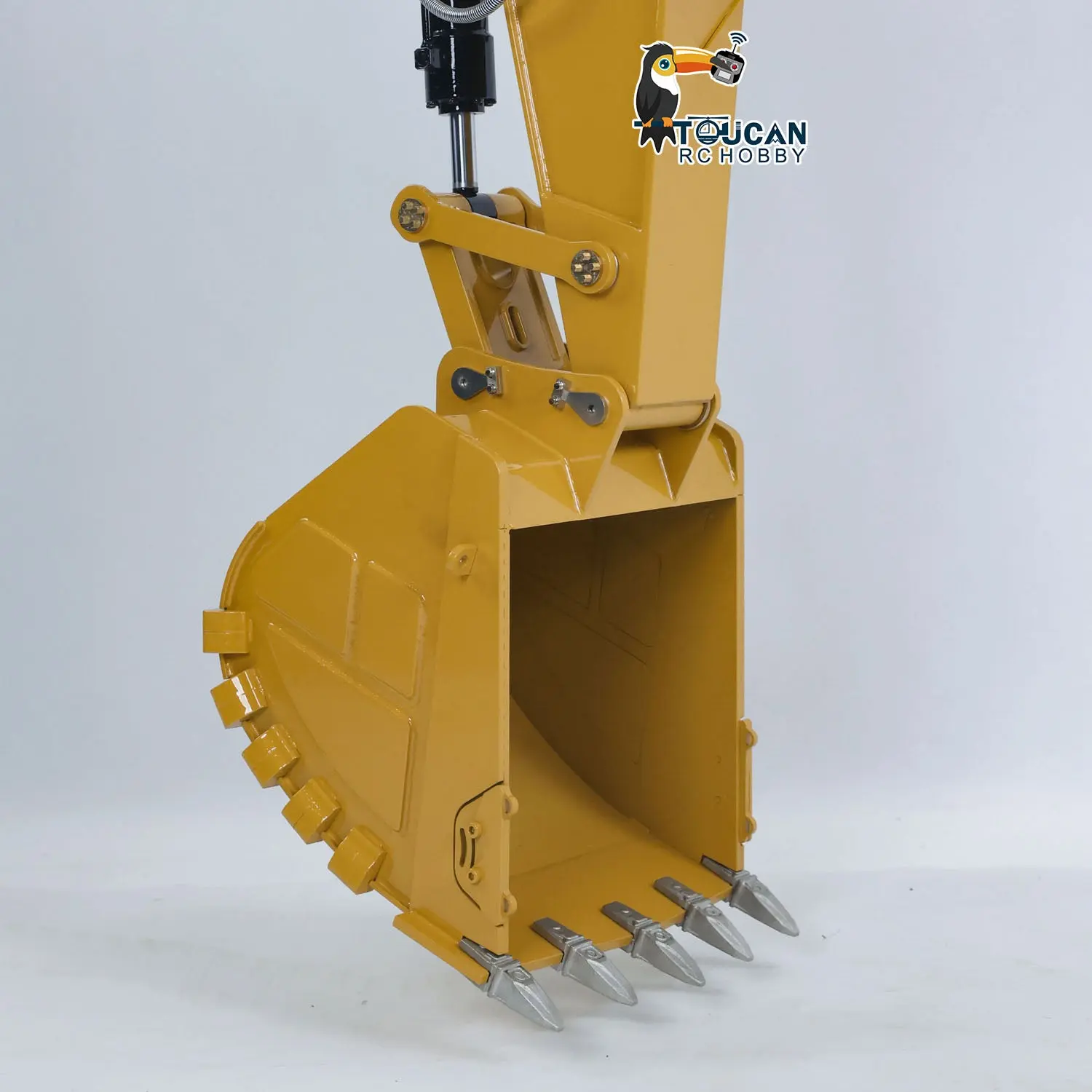 6015B Metal 1/14 Assembled Hydraulic RC Excavator Remote Control Heavy Duty Diggers Model PL18 EVLite ESC Construction Cars
