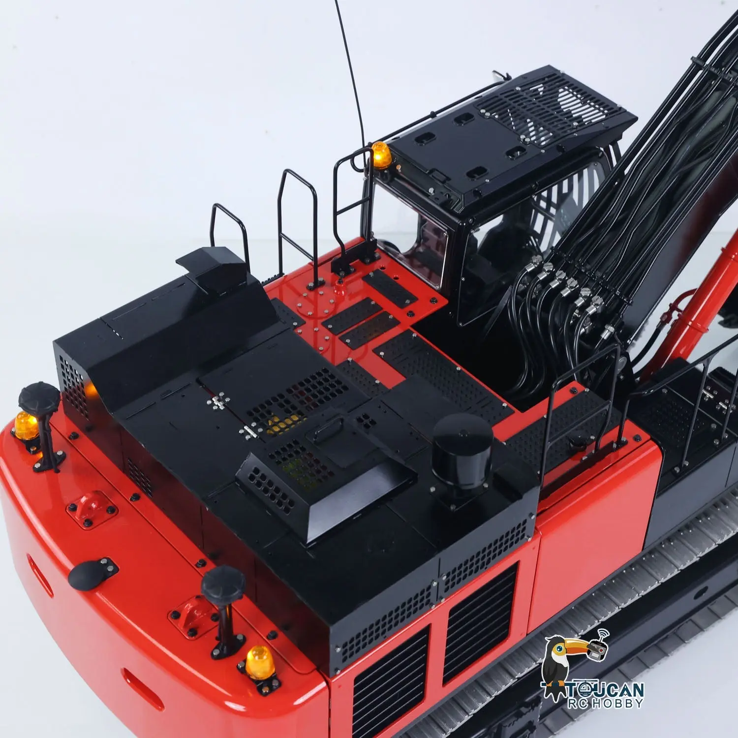 LESU Aoue ZX490 1/14 Remote Control Hydraulic Excavator KIT CNC Metal RC Digger Car 6CH Valve Light Brushless Pump Motor Model