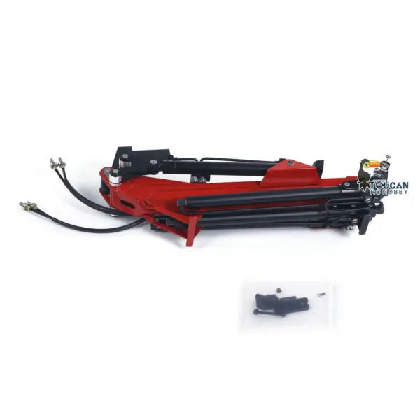 Metal Fly Jib Arm Crane for 1/14 RC Hydraulic Dumper Car Radio Controlled Tipper Tractor Truck DIY Model Vehicles 770S R620 3363