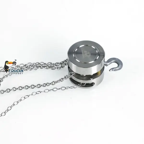 JDModel Metal Chain Block Hoist Gantry Crane for 1/14 RC Crane Remote Control Engineering Vehicles Model