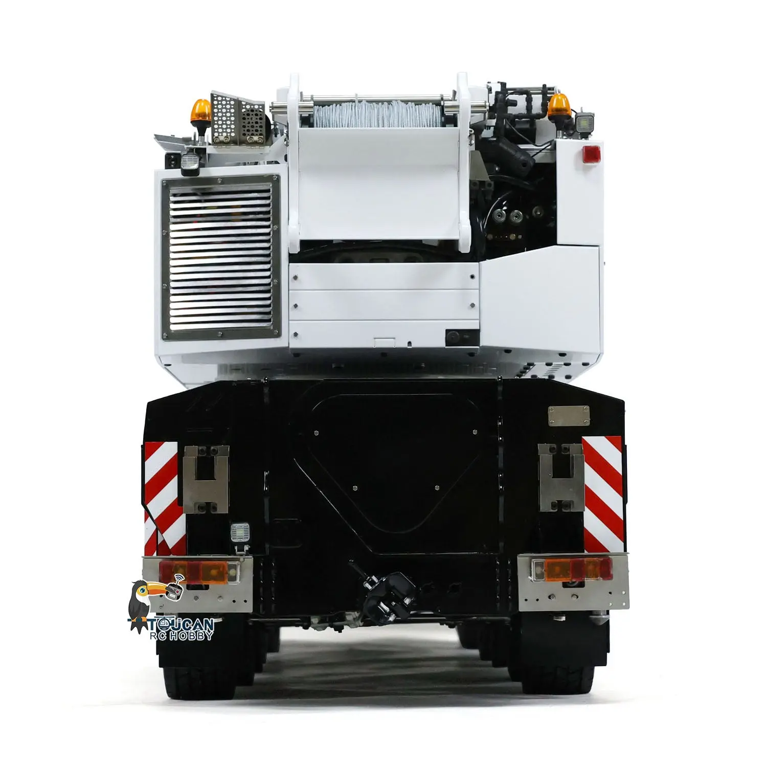 Eyewhale 1/14 RC Hydraulic Mobile Crane Truck Construction Vehicle Heavy Machine FlySky PL18EV Remote Controller Assembled Model