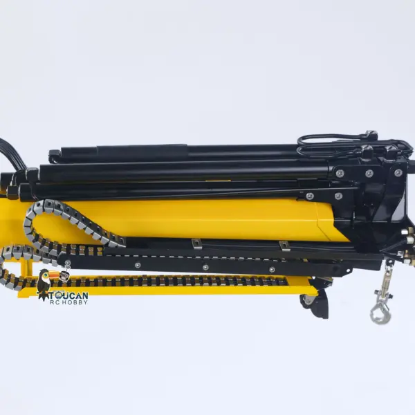 1/14 10x10 Radio Controlled Hydraulic Crane Dump Metal Lorry Car Rear Axle Steering 2mm Piping System Replaceable Bucket