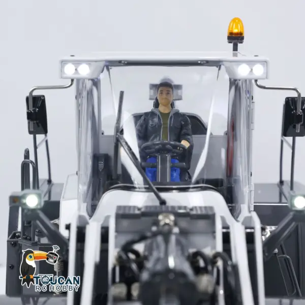 XDRC 580 1/14 Metal RC Hydraulic Loader Ready To Run Engineering Vehicles DIY Model Smoke Unit Lights ESC Servo Motor