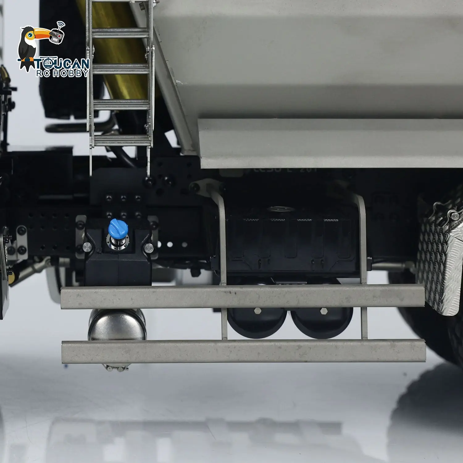 LESU Metal 1/14 6*6 Front Cylinder Hydraulic Dumper Truck Tipper Sound LED Light Motor Battery & Radio System & Charger