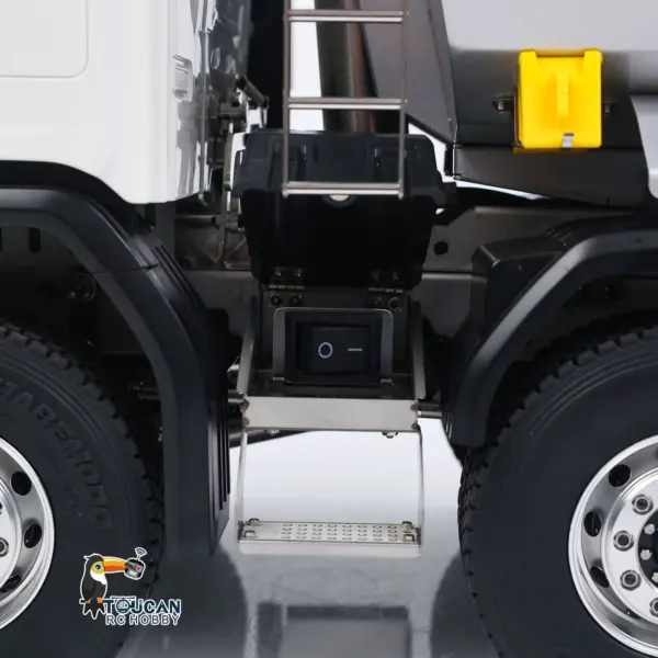 Double E 1/14 8X8 Remote Control Hydraulic Dump Truck 2Speed RC Model Tipper Metal Chassis Differential Lock FLYSKY ST8 Radio