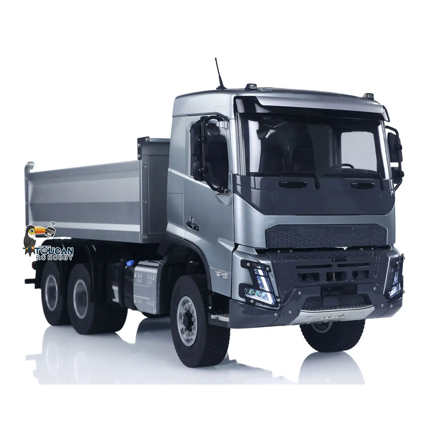 DoubleE E015 001 1/14 RC Dump Truck 6X4 Electric Lifting Remote Control TipperMetal Drive Shafts Chassis Model Vehicle RTR
