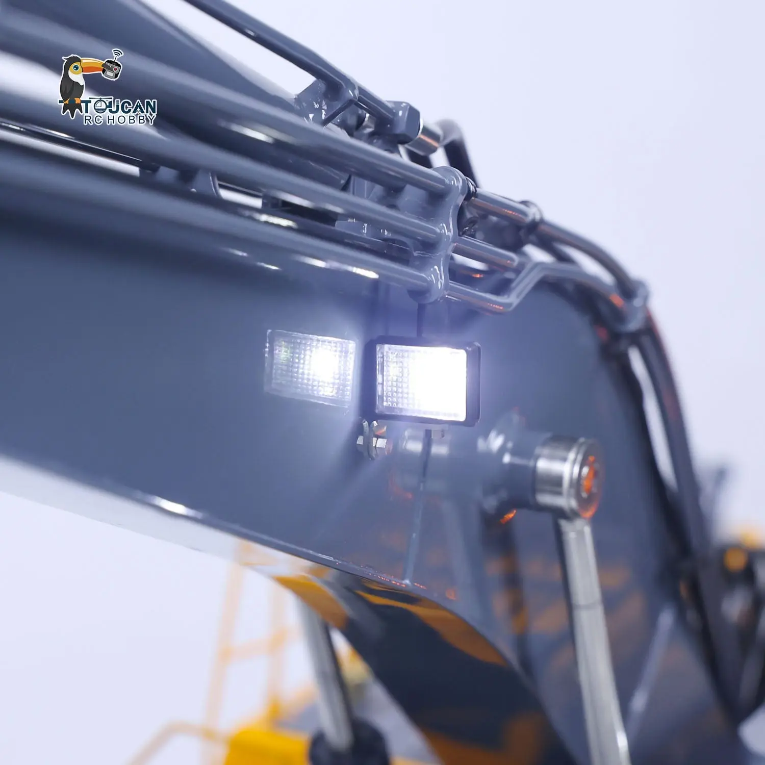LESU 1/14 RC Model Metal Hydraulic Aoue ET30H Wheeled Excavator Digger Quick Coupler Openable Bucket Small Bucket