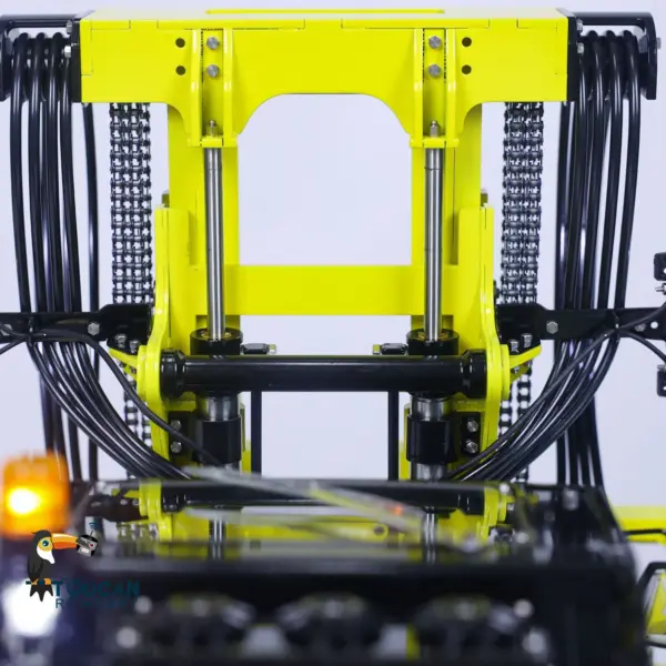1:14 LESU Pianted Metal RC fork Lift Remote Control Truck Hydraulic Models LD160S Sound Light System ESC Servo