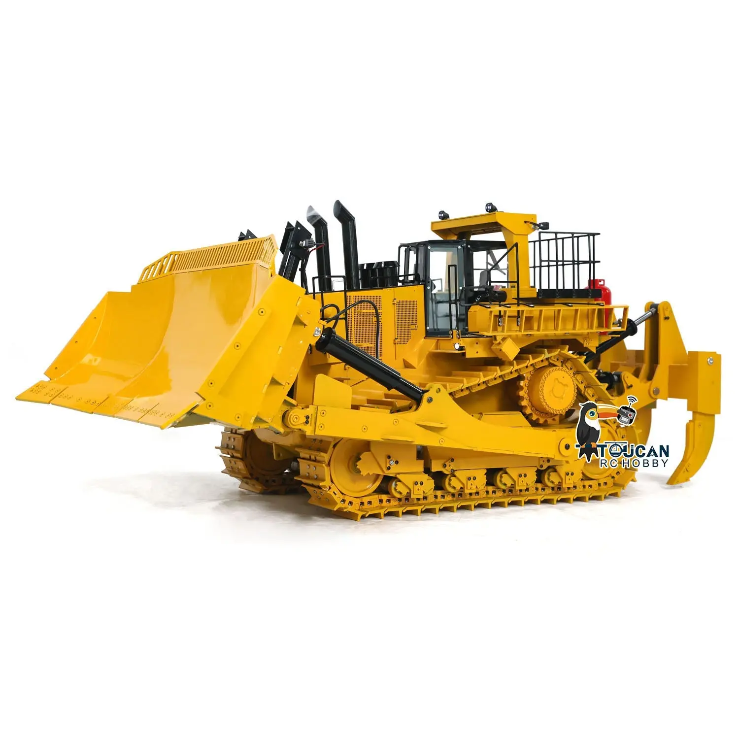 1/10 D11T 3-plow Giant Hydraulic RC Bulldozer Radio Control Dozers Heavy Duty Simulation Vehicle Painted Model DIY PNP