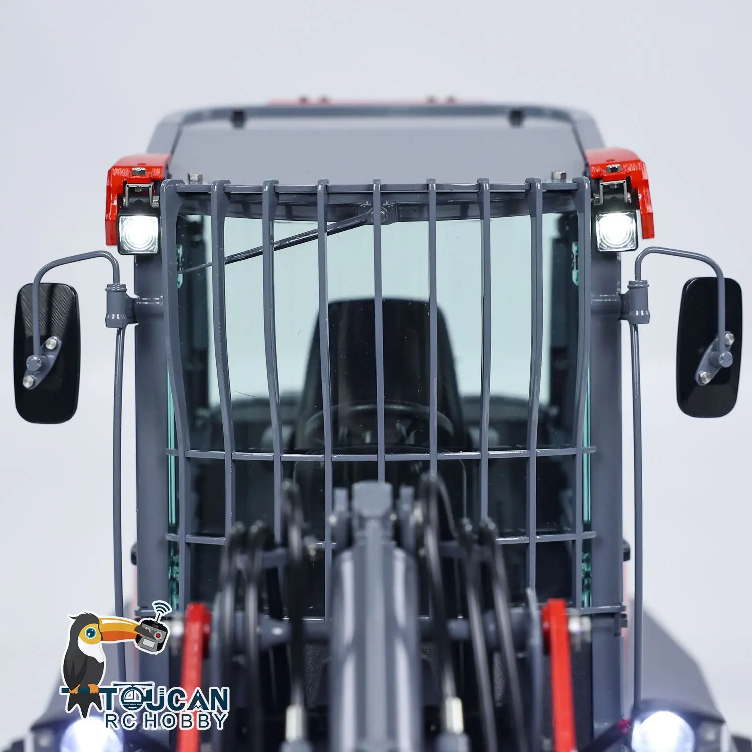 Customized LESU 1/14 AOUE-MCL8 Hydraulic RC Loader Remote Control Construction Vehicles Painted Assembled ESC Servo Motor