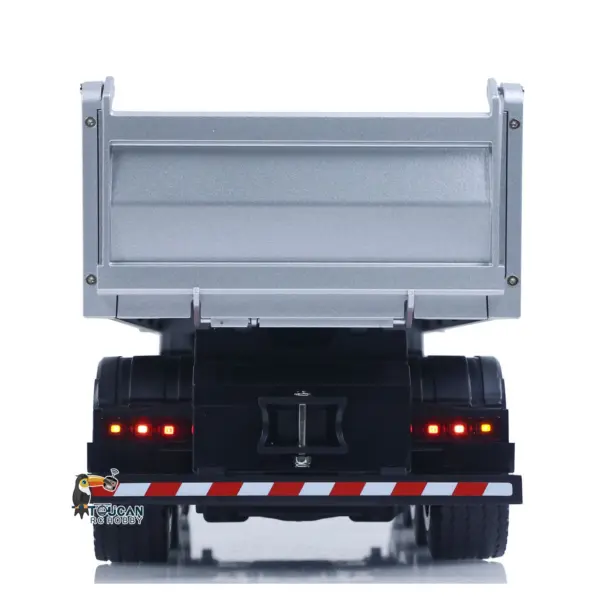 HUINA 1/14 Remote Control Dump Truck 12CH RC Tipper Finished Model Toy Gift RTR Light Sound Effects Radio USB Charging Cable