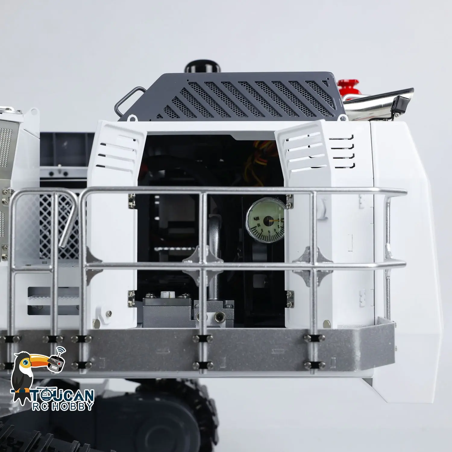 1/14 LESU AOUE 9150 RC Hydraulic Double Pump Excavator Light System Heavy Shovel Painted Construction Car