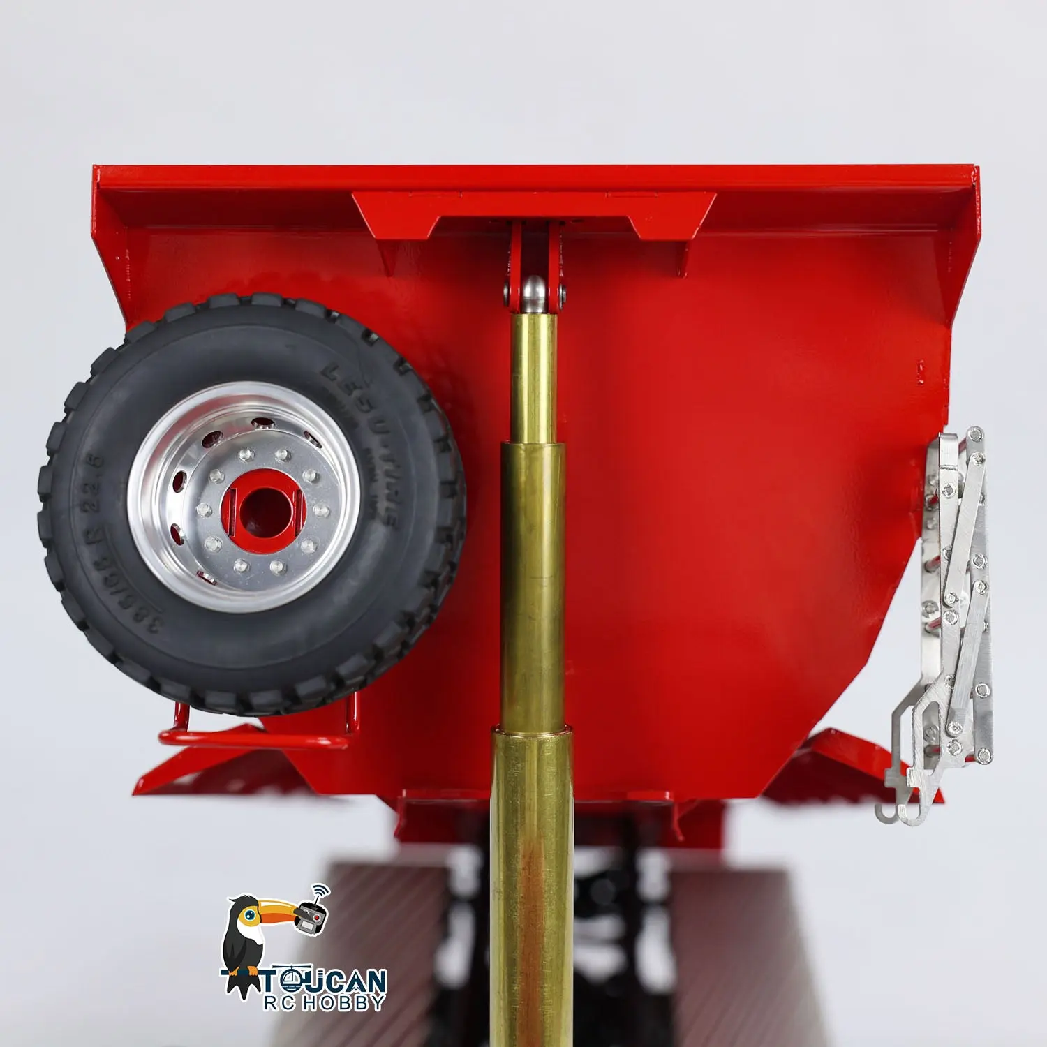 Customized LESU 1/14 8x8 Hydraulic RC Dumper Truck RTR Remote Controlled Tipper Simulation Model DIY Car Model Motor Servo ESC