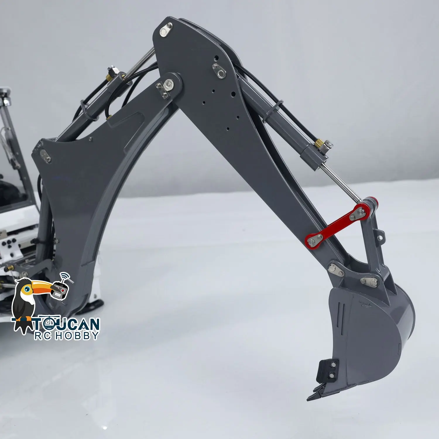 LESU 1/14 Scale RC Hydraulic Backhoe Loader AOUE BL71 Radio Controlled Construction Vehicle Loader Excavator 2 in 1 Model PL18EVLite Painted Assembled Multi functional loader