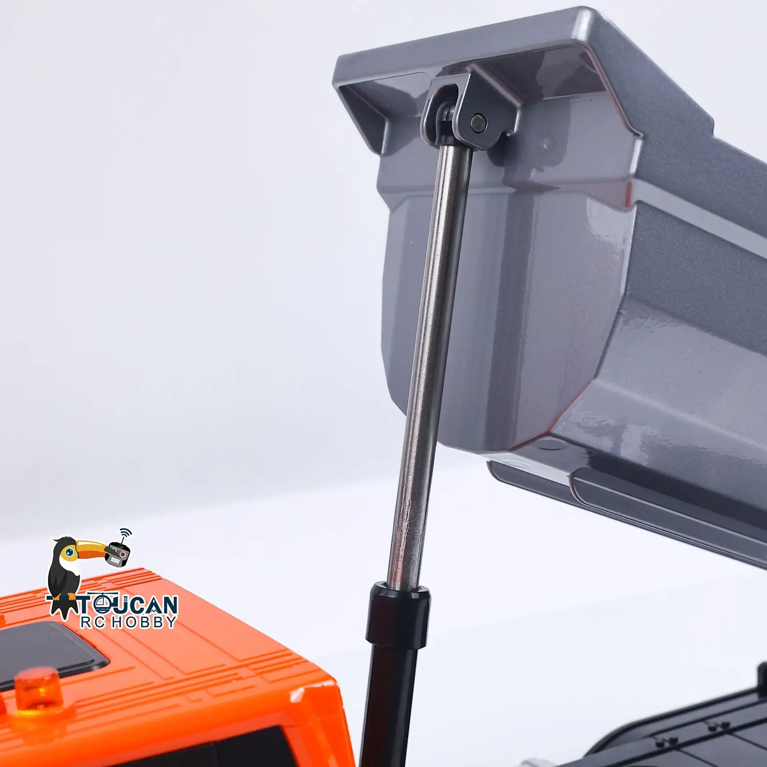 Double E 1/20 Electric Remote Control Dump Truck 6X4 RC Tipper G540 Model Metal Bucket 260 Brushed Motor Openable Door Lights