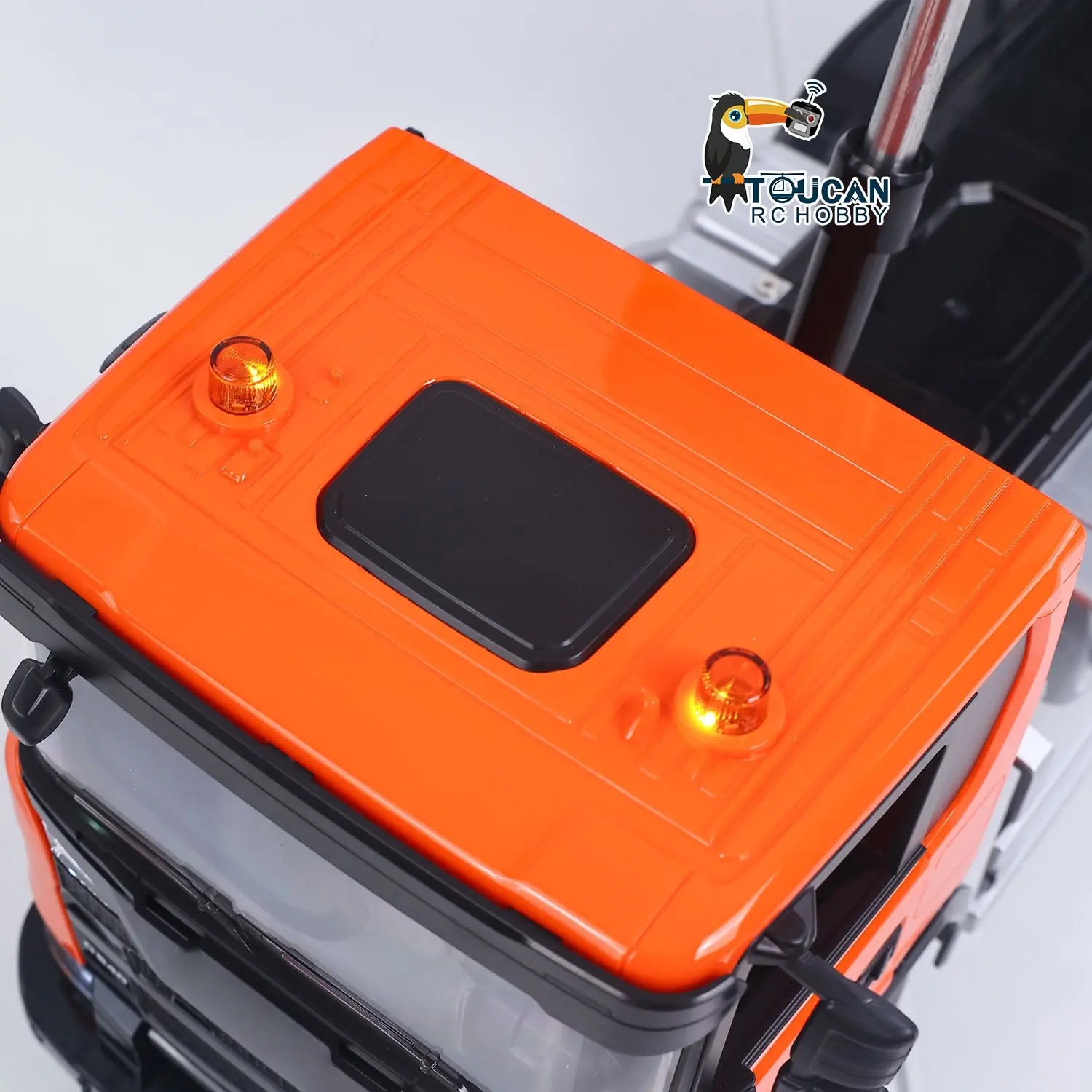 Double E 1/20 Electric Remote Control Dump Truck 6X4 RC Tipper G540 Model Metal Bucket 260 Brushed Motor Openable Door Lights