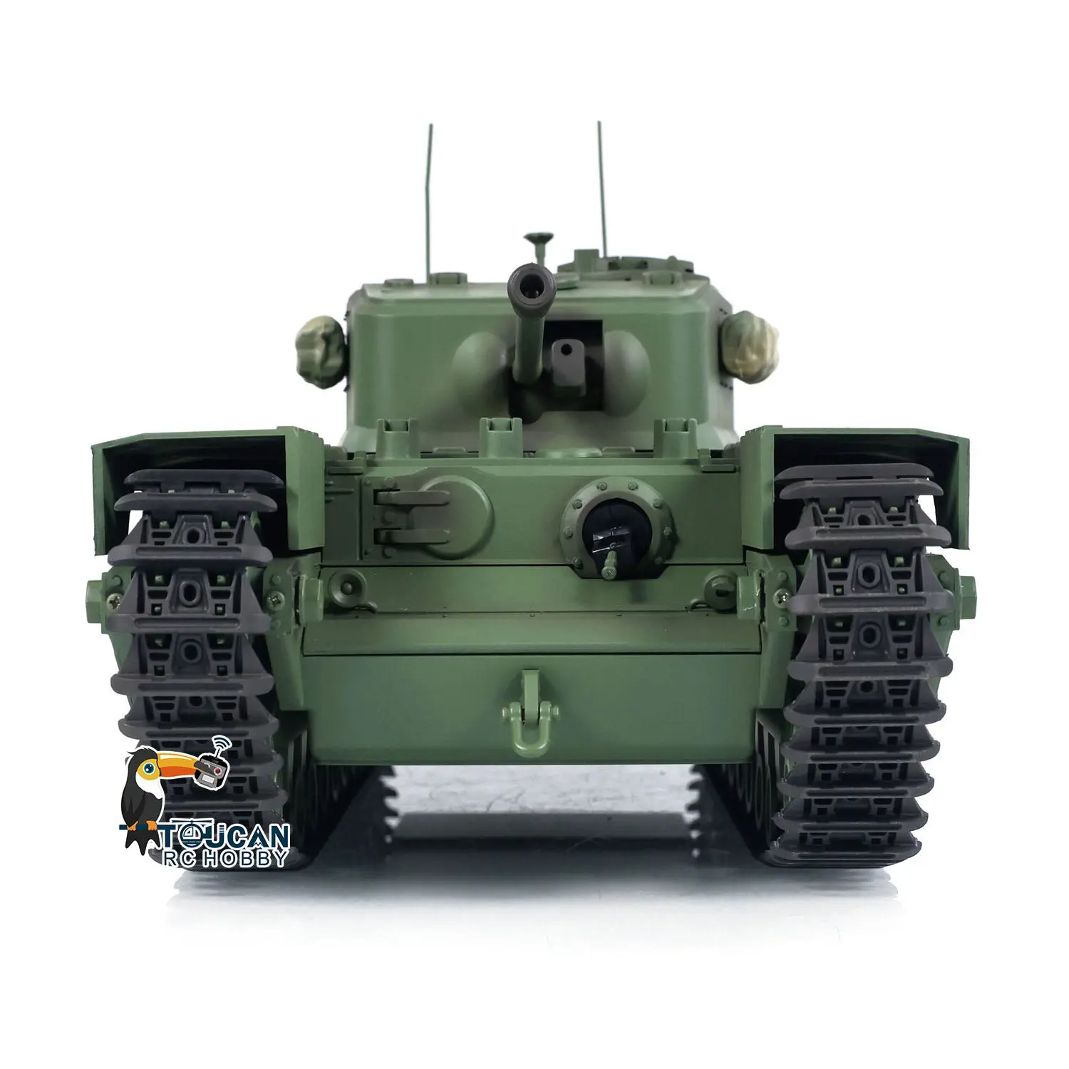 1/16 Tongde RC Battle Tank Churchill Mk.VII Remote Controlled Panzer Electric Infantry Fighting Vehicles Barrel Recoil System