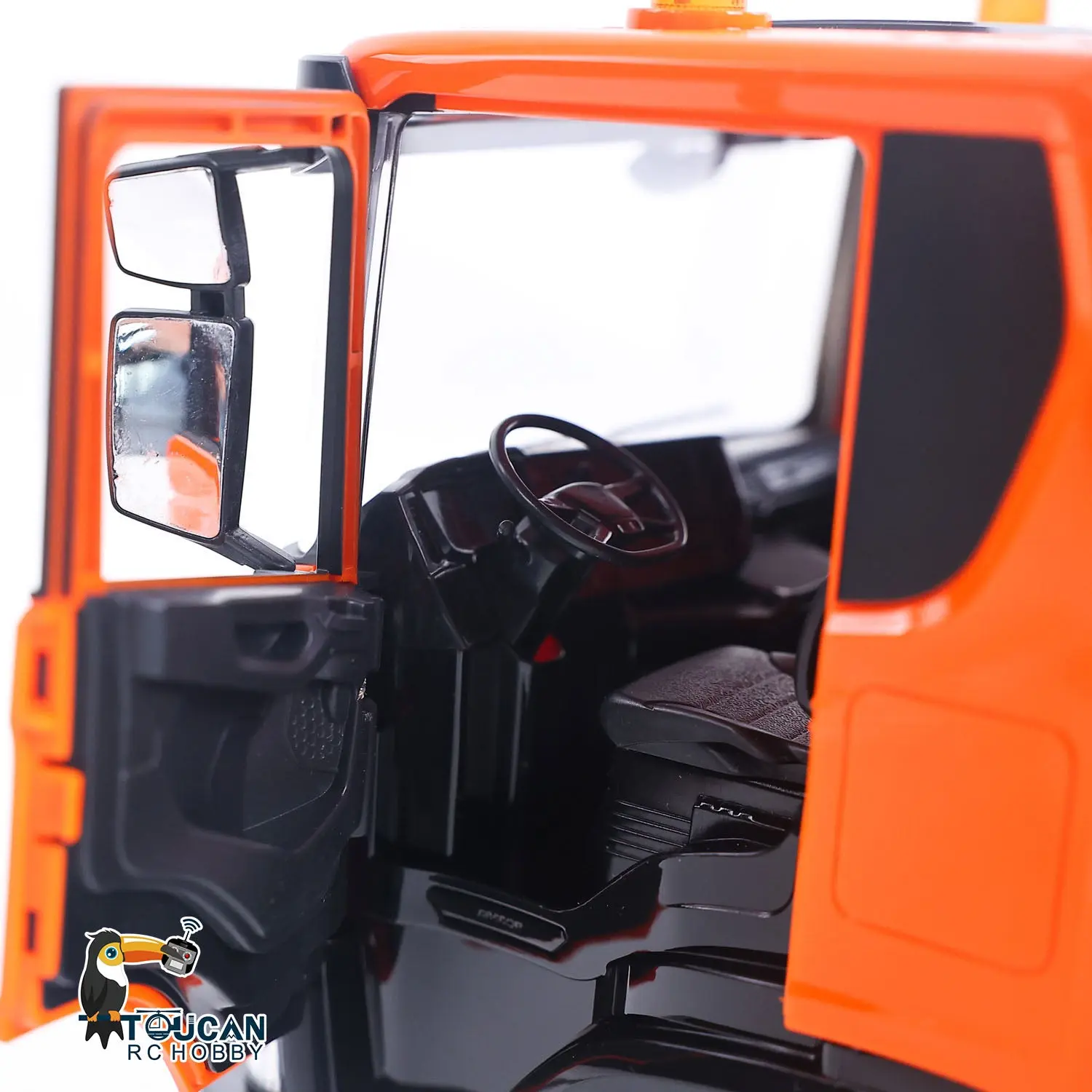 Double E 1/20 Electric Remote Control Dump Truck 6X4 RC Tipper G540 Model Metal Bucket 260 Brushed Motor Openable Door Lights