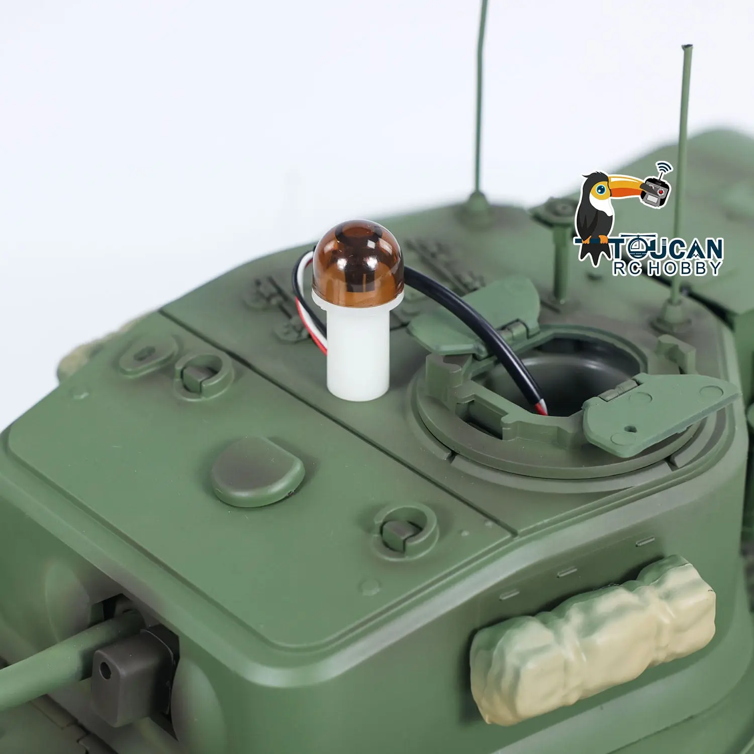 1/16 Tongde RC Battle Tank Churchill Mk.VII Remote Controlled Panzer Electric Infantry Fighting Vehicles Barrel Recoil System