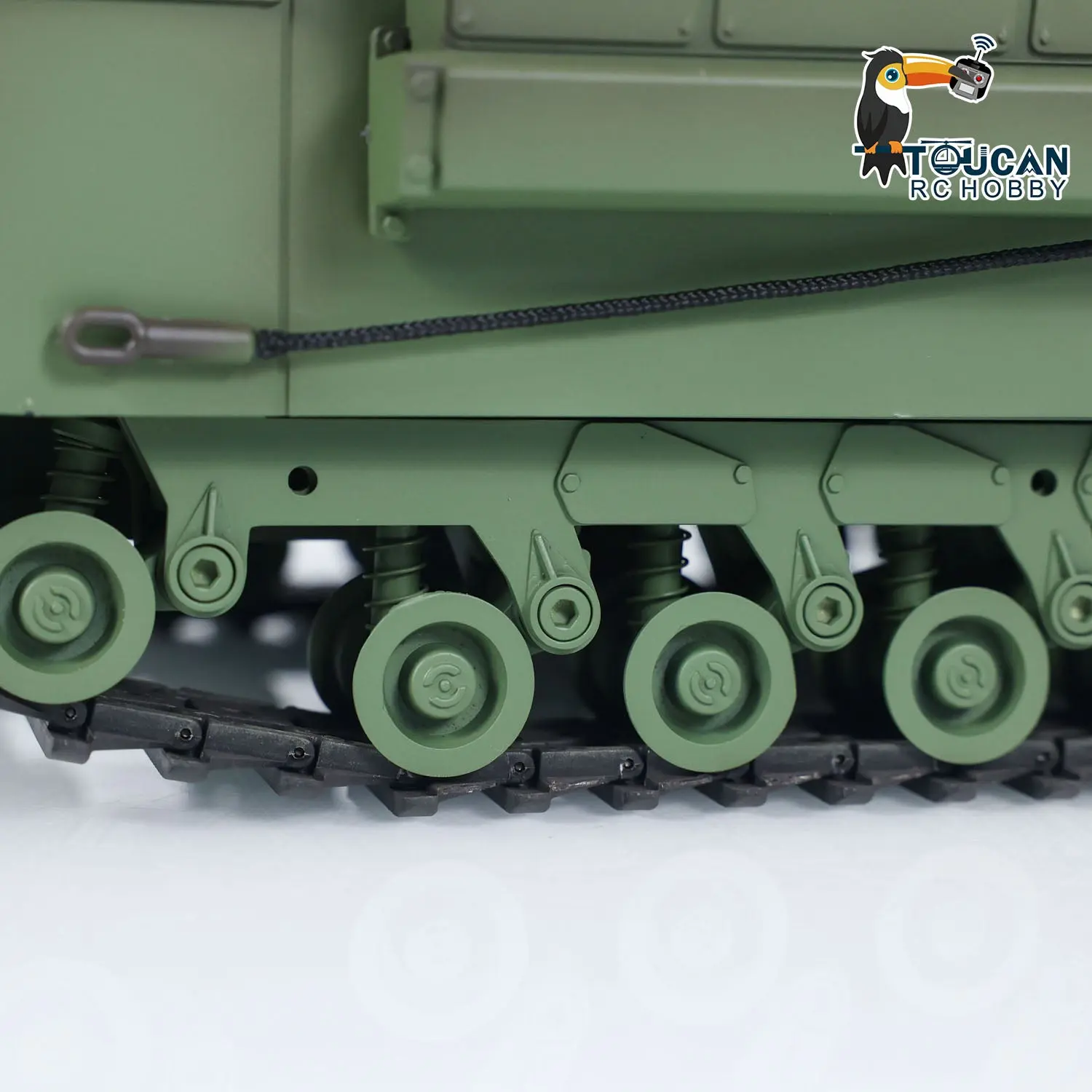 1/16 Tongde RC Battle Tank Churchill Mk.VII Remote Controlled Panzer Electric Infantry Fighting Vehicles Barrel Recoil System