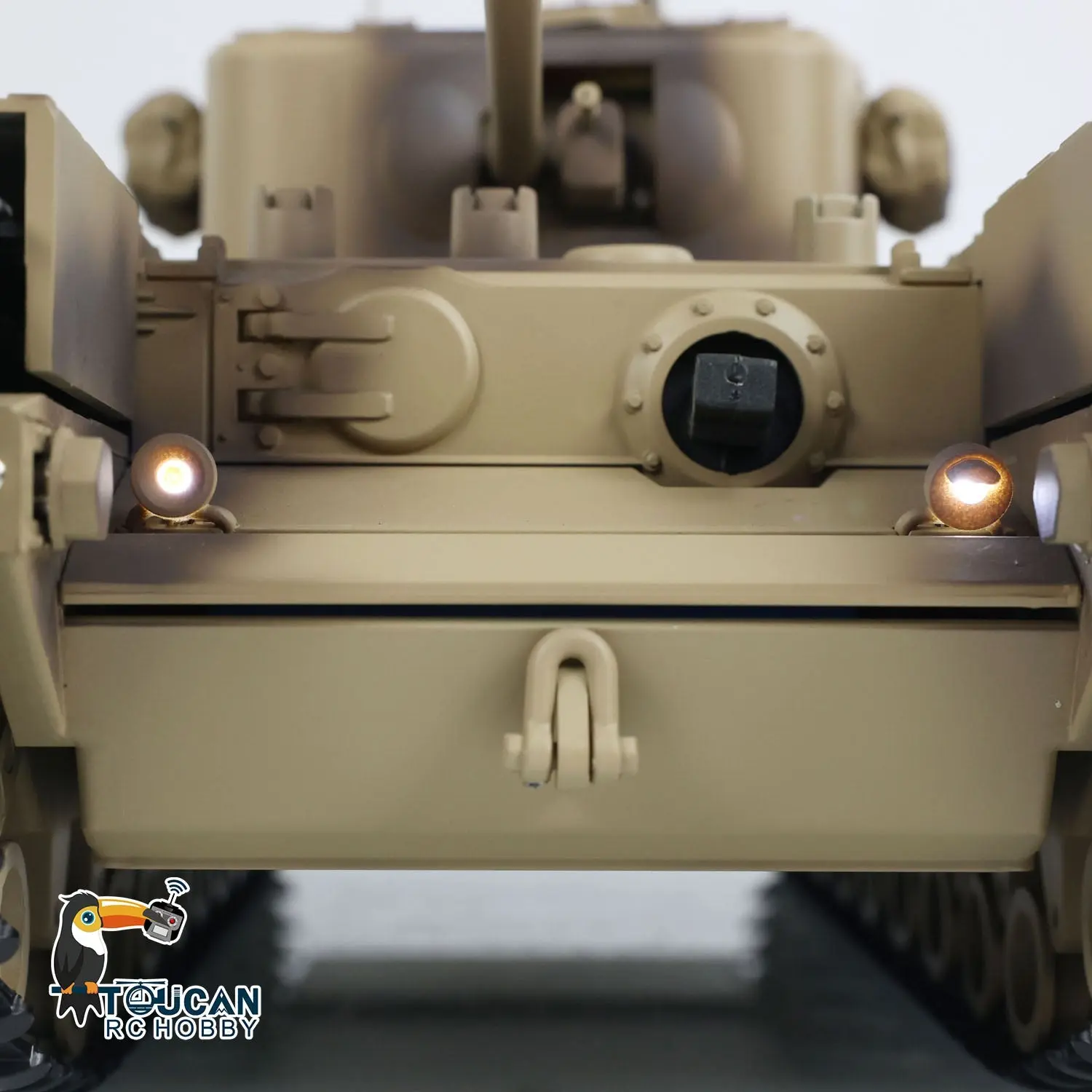 1/16 Military RC Battle Tank Churchill Mk.VII Metal Tracks Tongde Electric Tanks Painted Assembled Barrel Recoil Smoke Unit