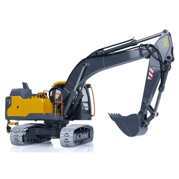 1:14 Scale RC Excavator DoubleE E010 EC 160E Alloy Metal Digger Radio Controlled Engineering Vehicle Hobby Model Toy Gift for Boys