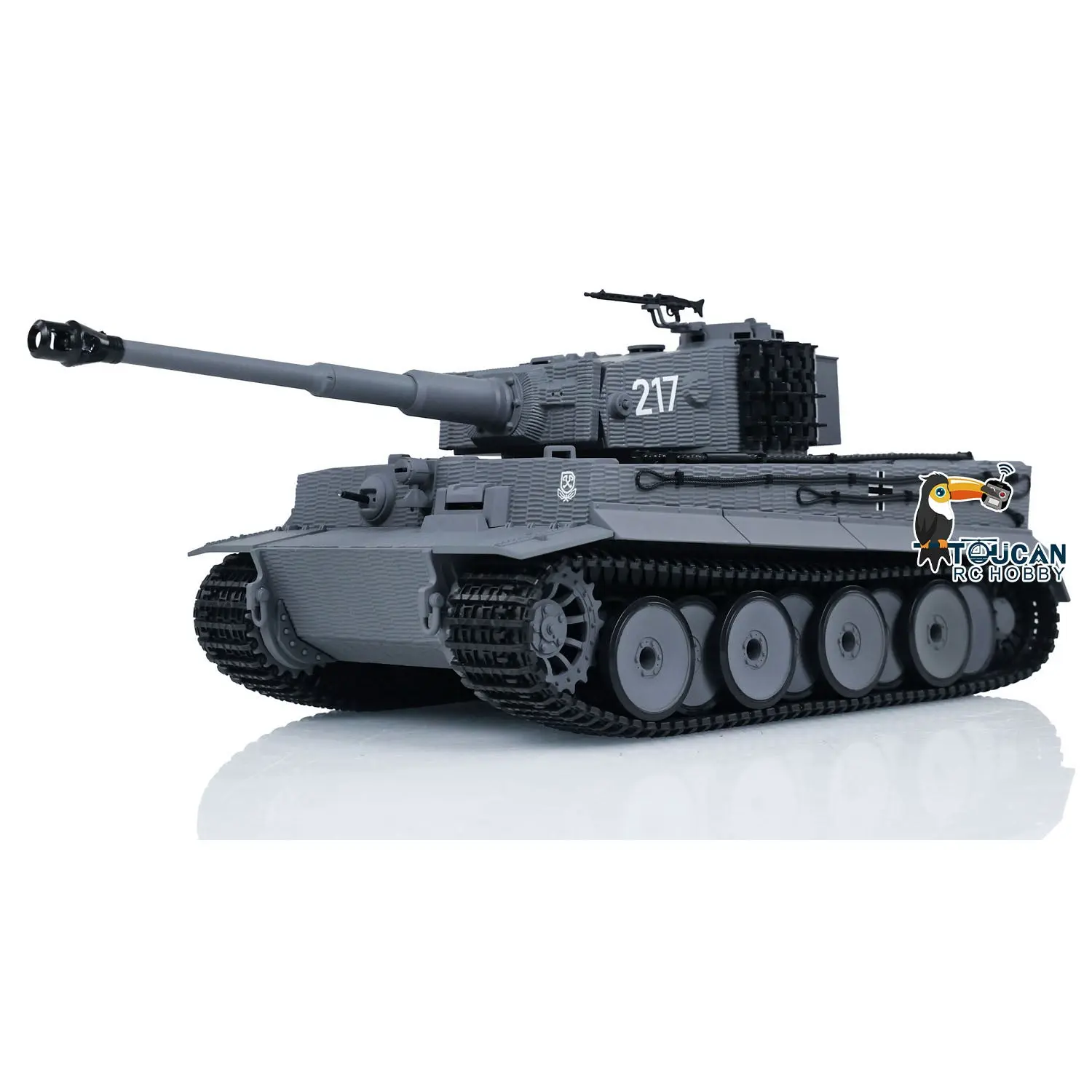 Taigen 1/24 RC Battle Tank Tiger I Remote Control Military Tanks Model Infrared Combat LED Flash battery