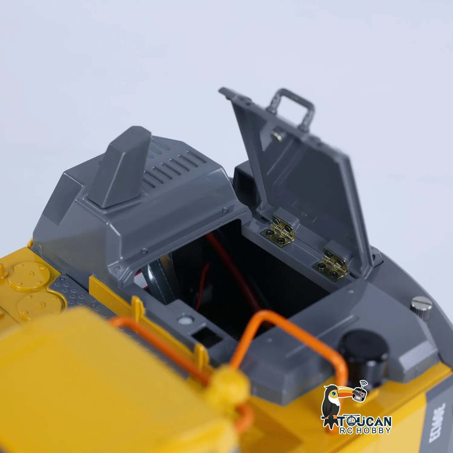1:14 Scale RC Excavator DoubleE E010 EC 160E Alloy Metal Digger Radio Controlled Engineering Vehicle Hobby Model Toy Gift for Boys