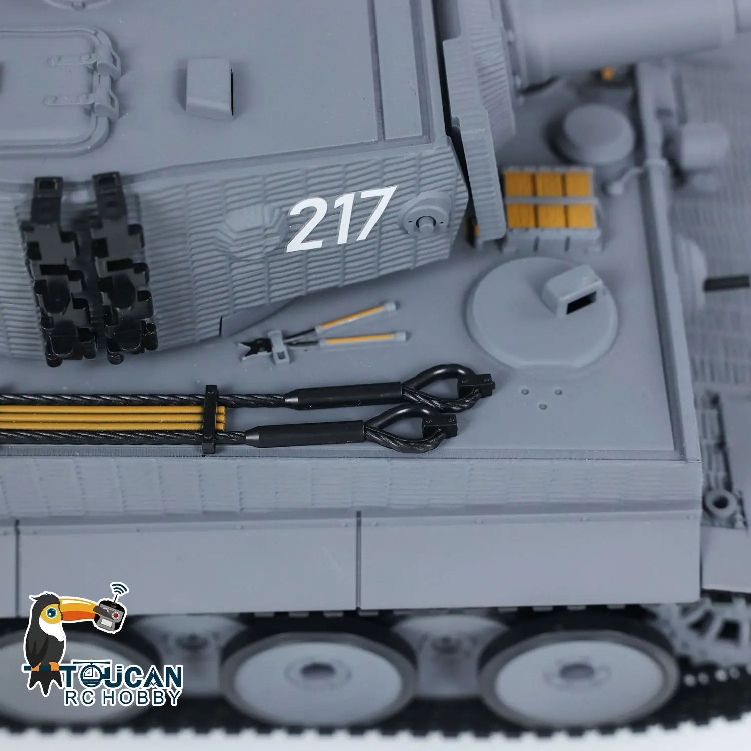 Taigen 1/24 RC Battle Tank Tiger I Remote Control Military Panzer Infrared Combat Armored Simulation Model DIY