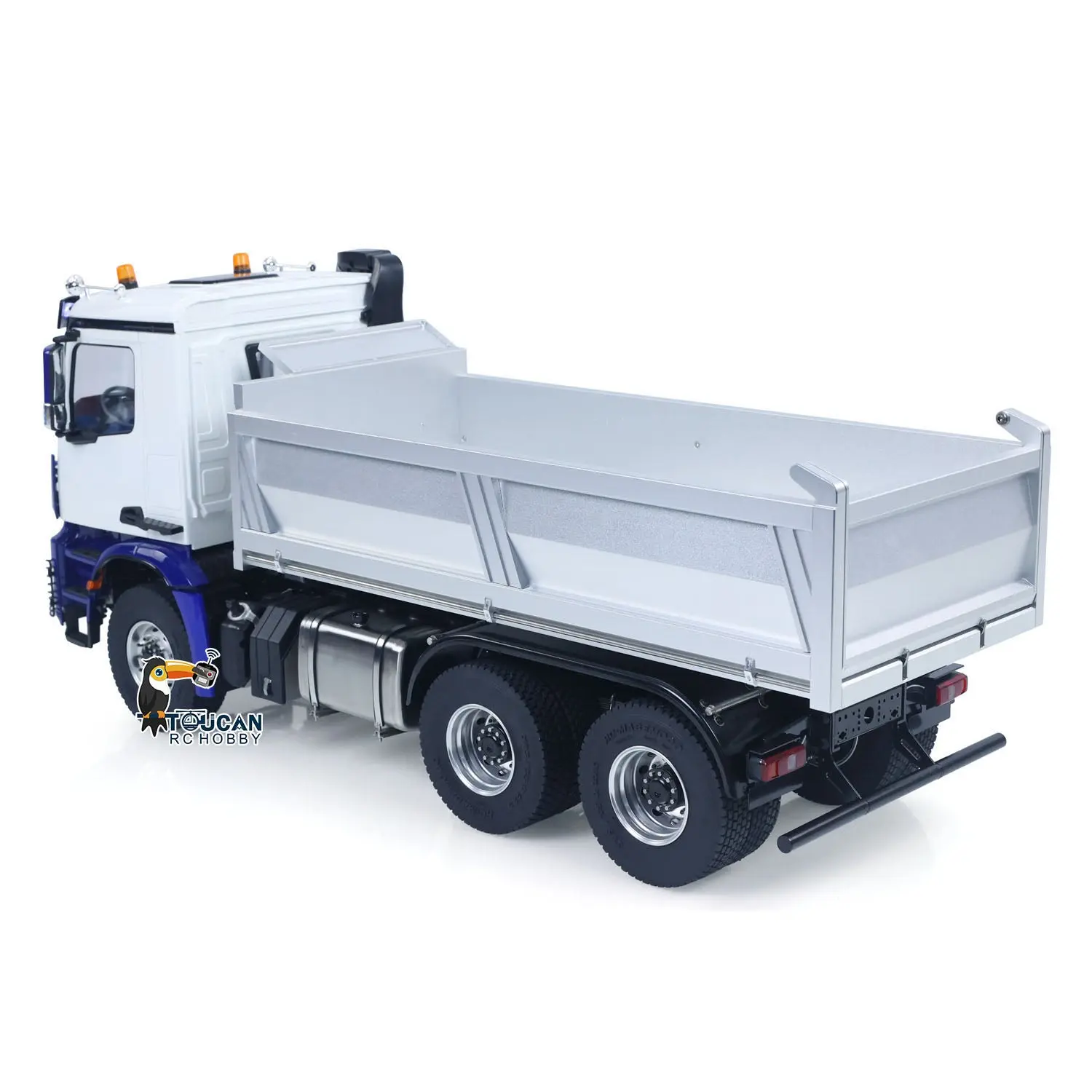 6X6 Metal Chassis RTR 1/14 Radio Controlled Hydraulic Tipper RC Dump Truck NO Lock Light Sound Radio Battery Construction Car