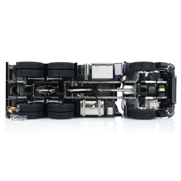 Metal 1:14 Hydraulic RC Dump Truck 3363 6x6 Remote Control Tipper Car Sound Light System Bucket Hopper Lifting Emulated Model