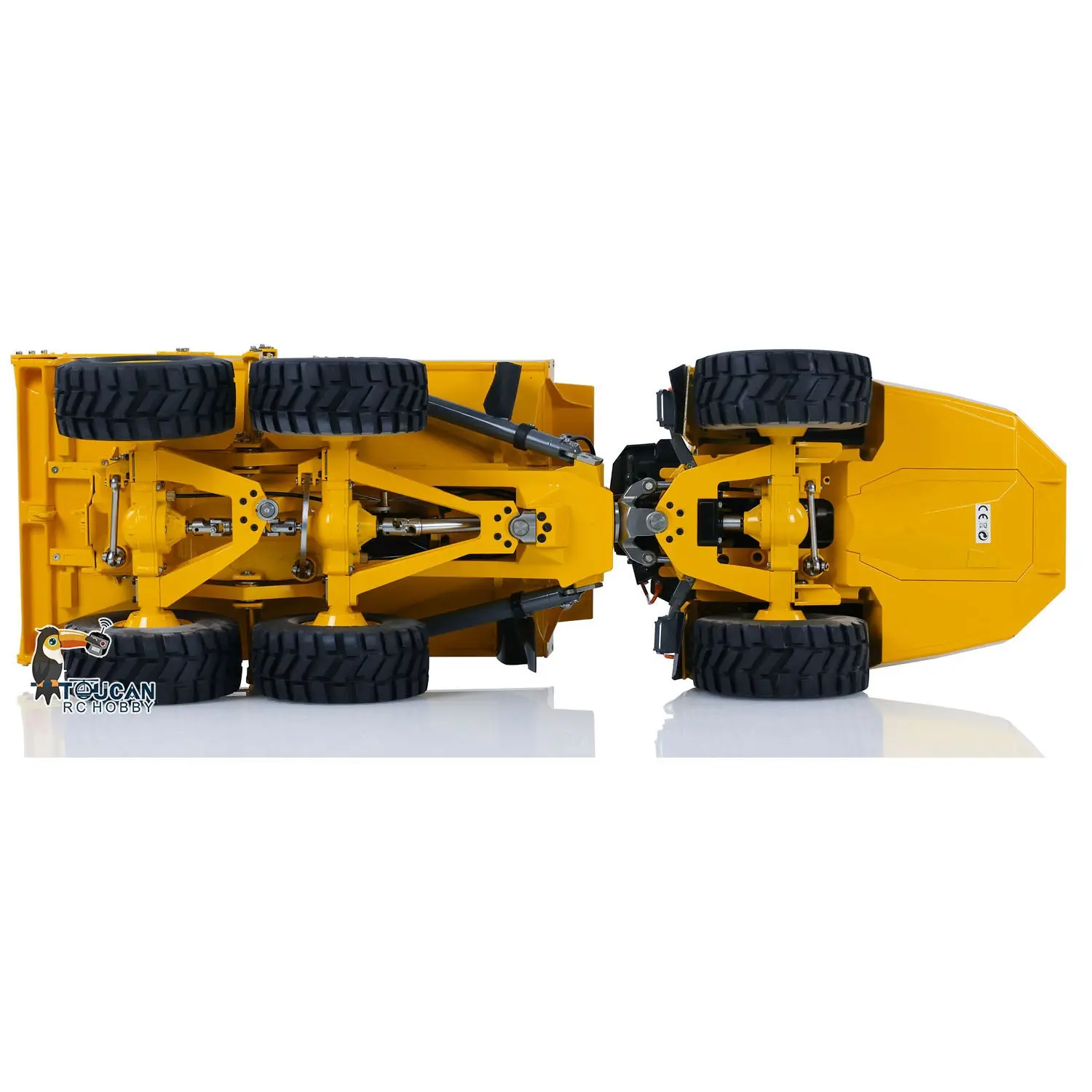 Double E A40G 1/16 Hydraulic RC Articulated Truck Metal RTR Dump Radio Controlled Car Construction Vehicle Hobby Model RTR