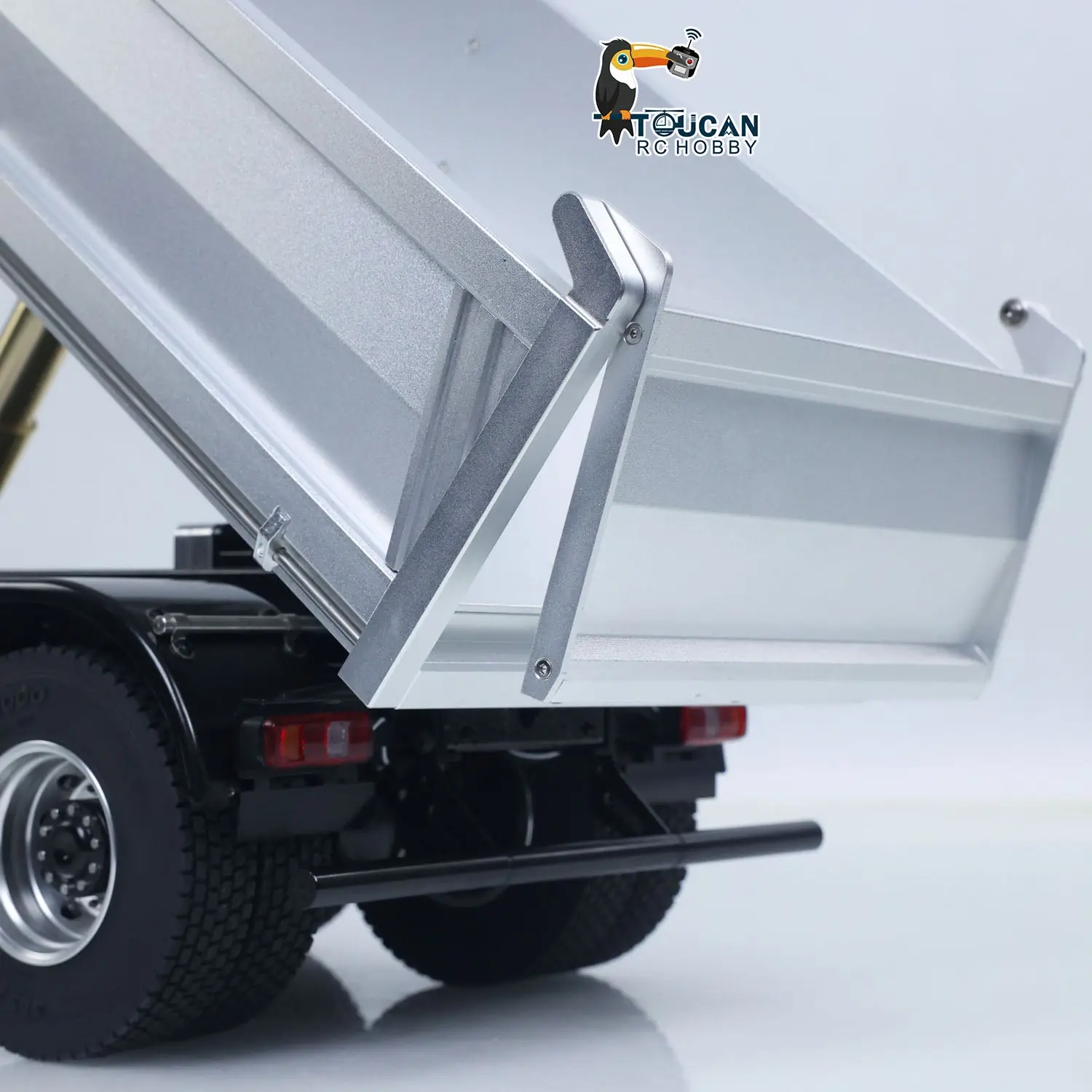 6X6 Metal Chassis RTR 1/14 Radio Controlled Hydraulic Tipper RC Dump Truck NO Lock Light Sound Radio Battery Construction Car