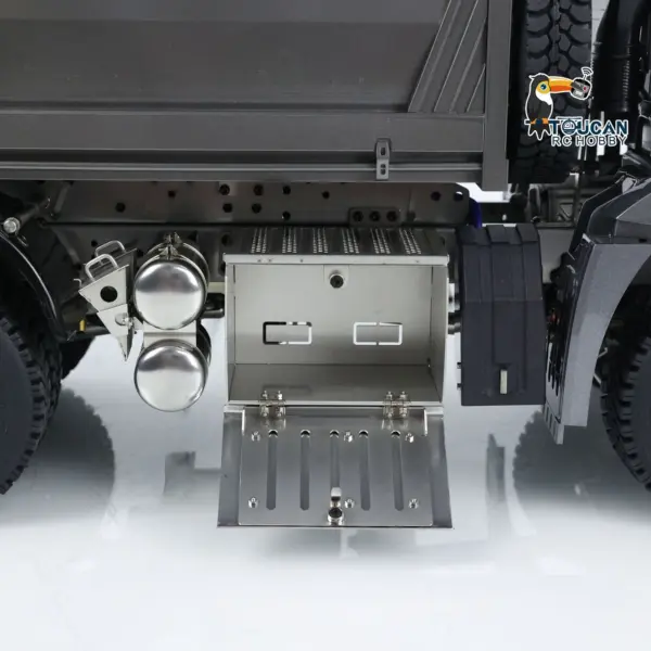 Metal 1:14 Hydraulic RC Dump Truck 3363 6x6 Remote Control Tipper Car Sound Light System Bucket Hopper Lifting Emulated Model