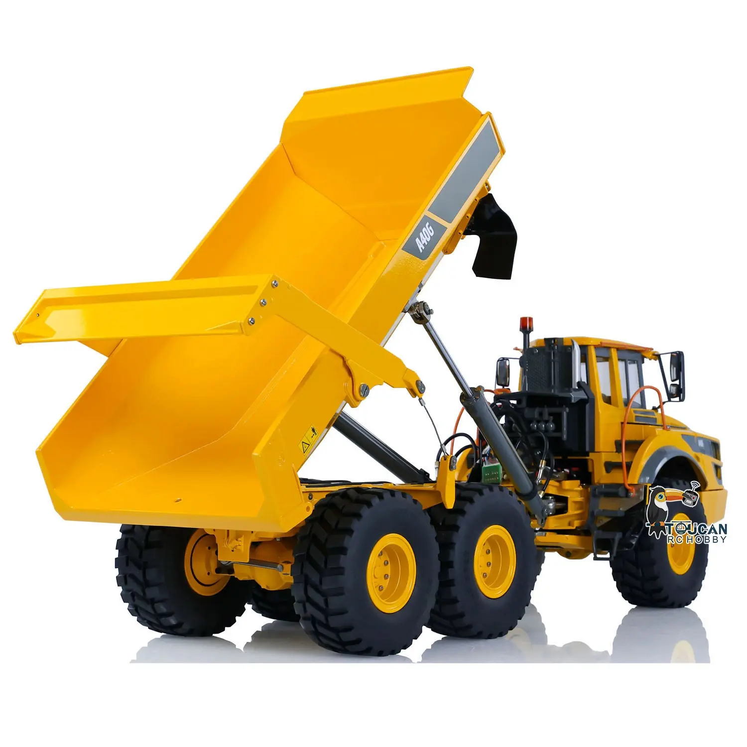 Double E A40G 1/16 Hydraulic RC Articulated Truck Metal RTR Dump Radio Controlled Car Construction Vehicle Hobby Model RTR