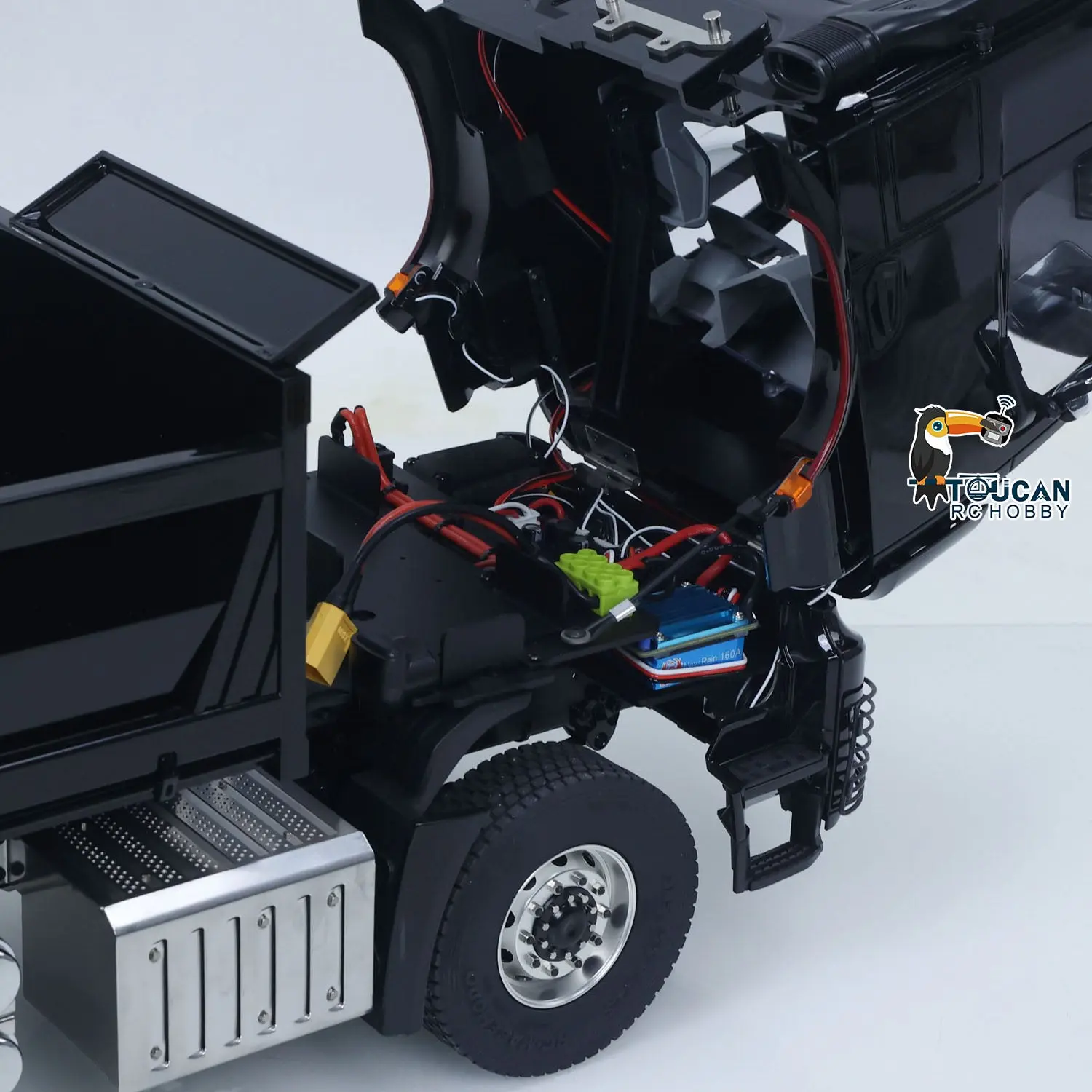 6X6 Metal Chassis 3348 RC Hydraulic Dumper 1/14 Radio Controlled Tipper NO Lock Light Sound Radio Battery Construction Truck RTR