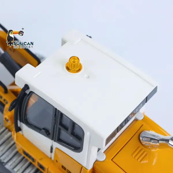 1:50 RC Electric Lifting Loader LR636 RTR Remote Controlled 2.4G Construction Vehicle Toys Metal Bucket Tracks Ripper Light Sound Battery USB