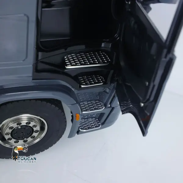 1/14 RC Hydraulic Full Dump Truck Crane 770S Metal 10x10 Remote Control Roll on off Tipper 3Speed RTR Model Car Frsky XE Radio
