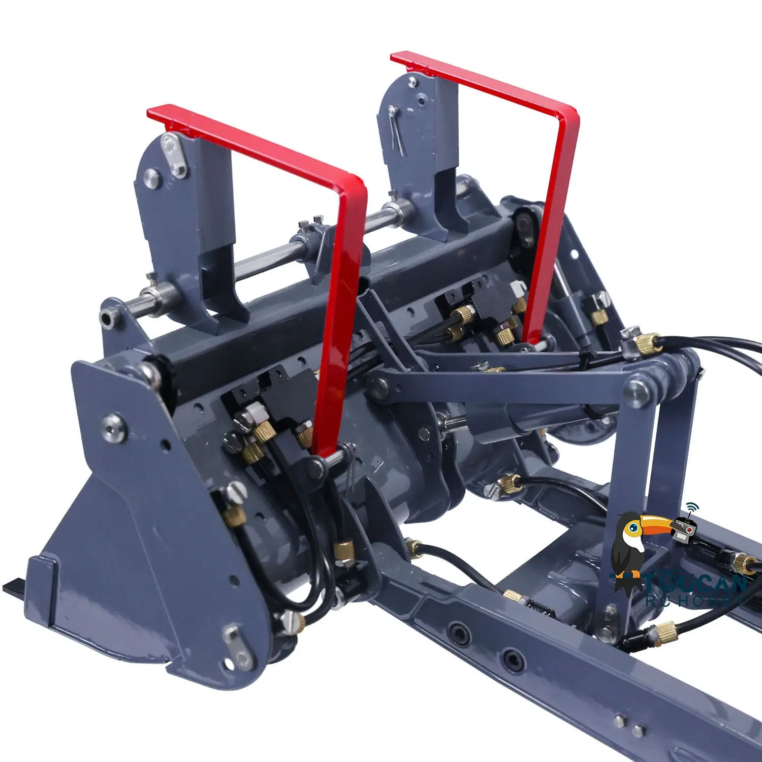 LESU BL71 Metal Hydraulic RC Backhoe Loader AOUE Excavator Light Sound 1/14 Scale Ready To Run Vehicle
