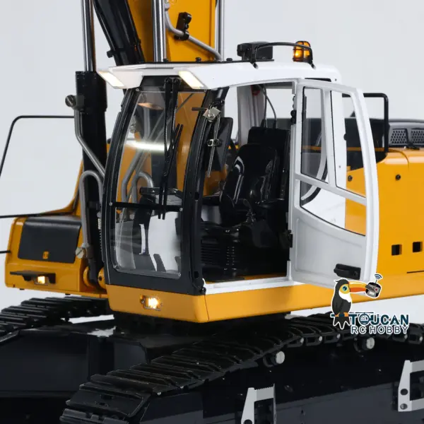 MTM 1/14 946-3 10CH RC Tracked Hydraulic Excavator 3 Arms Metal Diggers Assembled Painted Model Ripper Grab Bucket Toy ESC