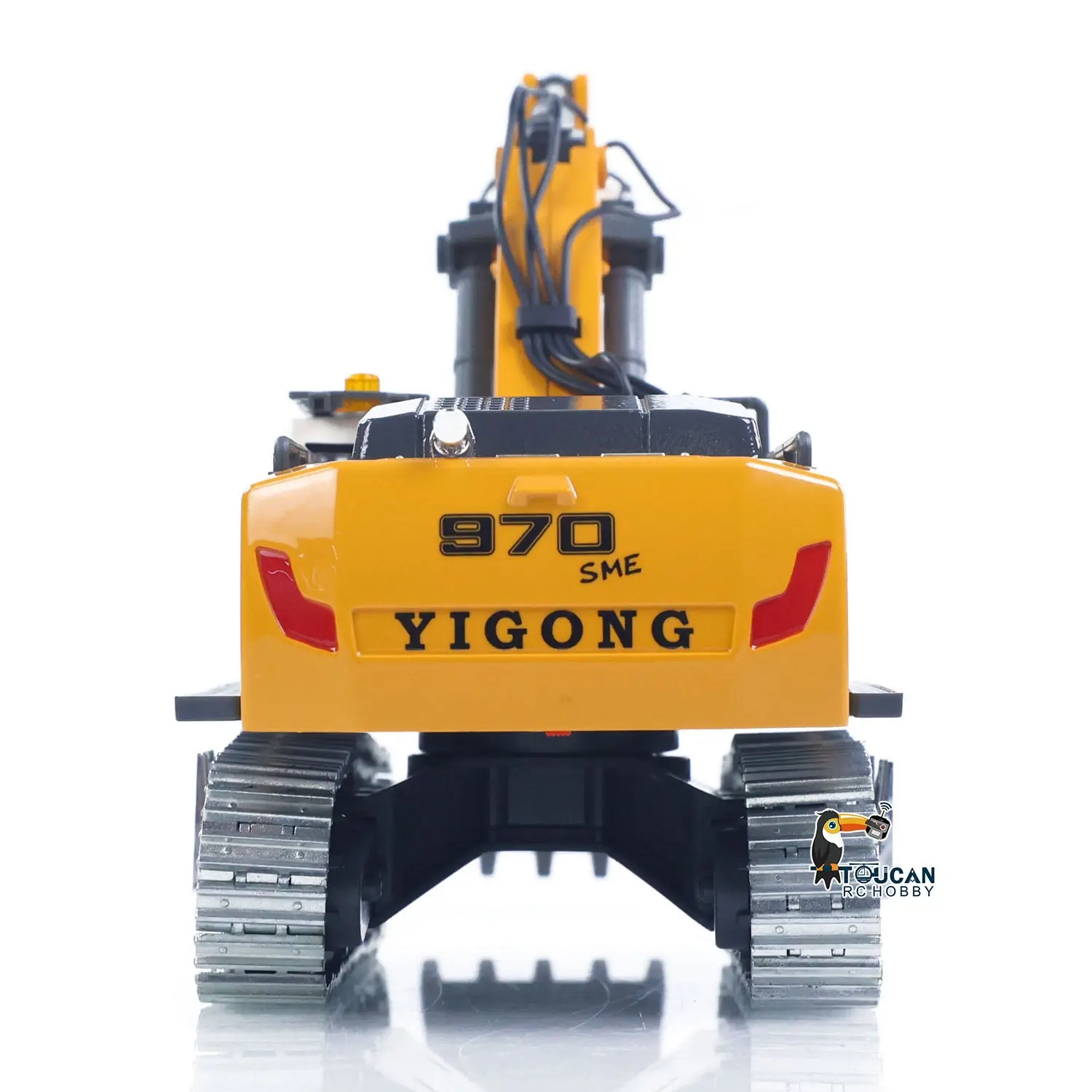 1/50 RC Excavator K970 Engineering Vehicle Remote Control Electric Lifting Digger Metal Bucket Tracks Light Sound RTR Battery