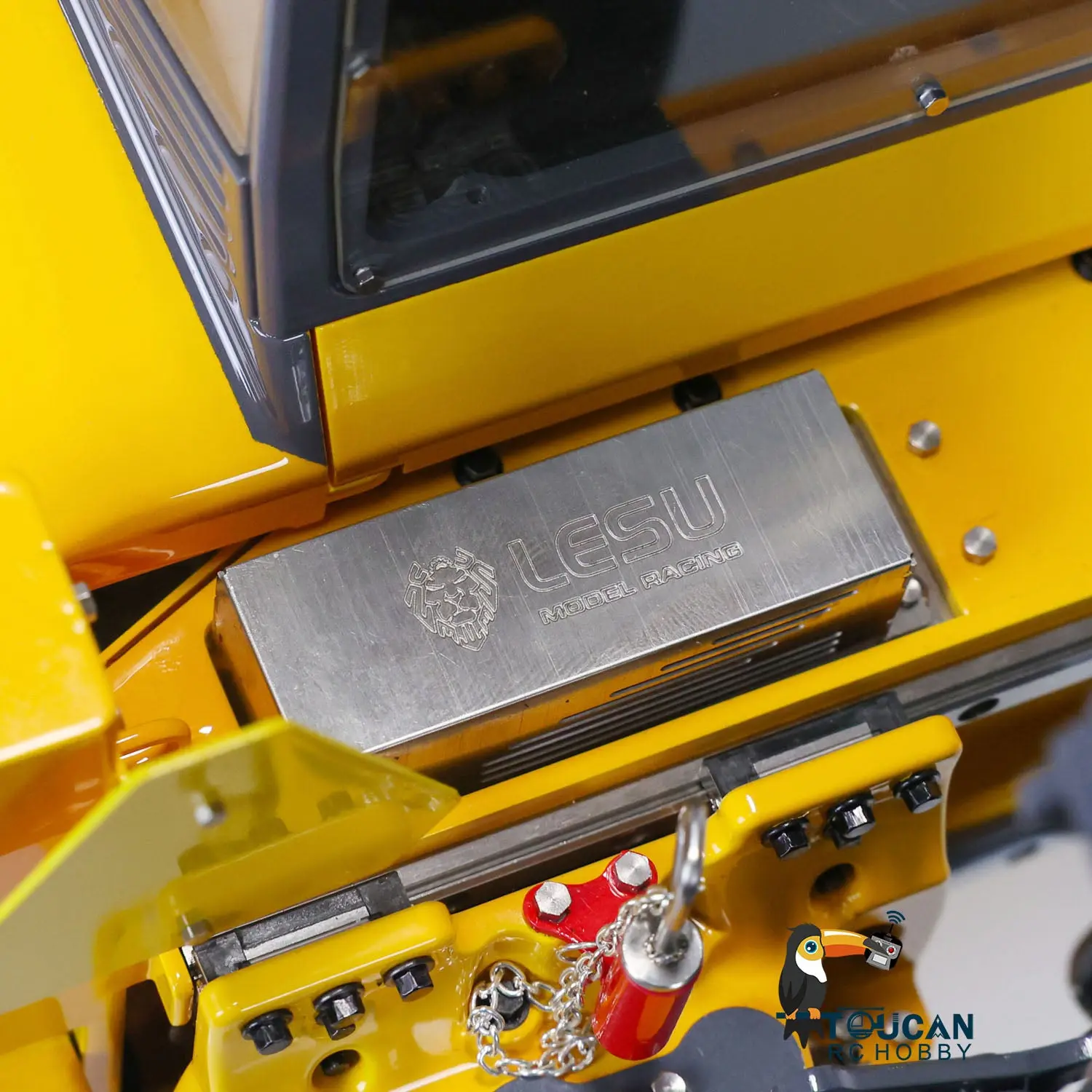 LESU BL71 Metal Hydraulic RC Backhoe Loader AOUE Excavator Light Sound 1/14 Scale Ready To Run Vehicle