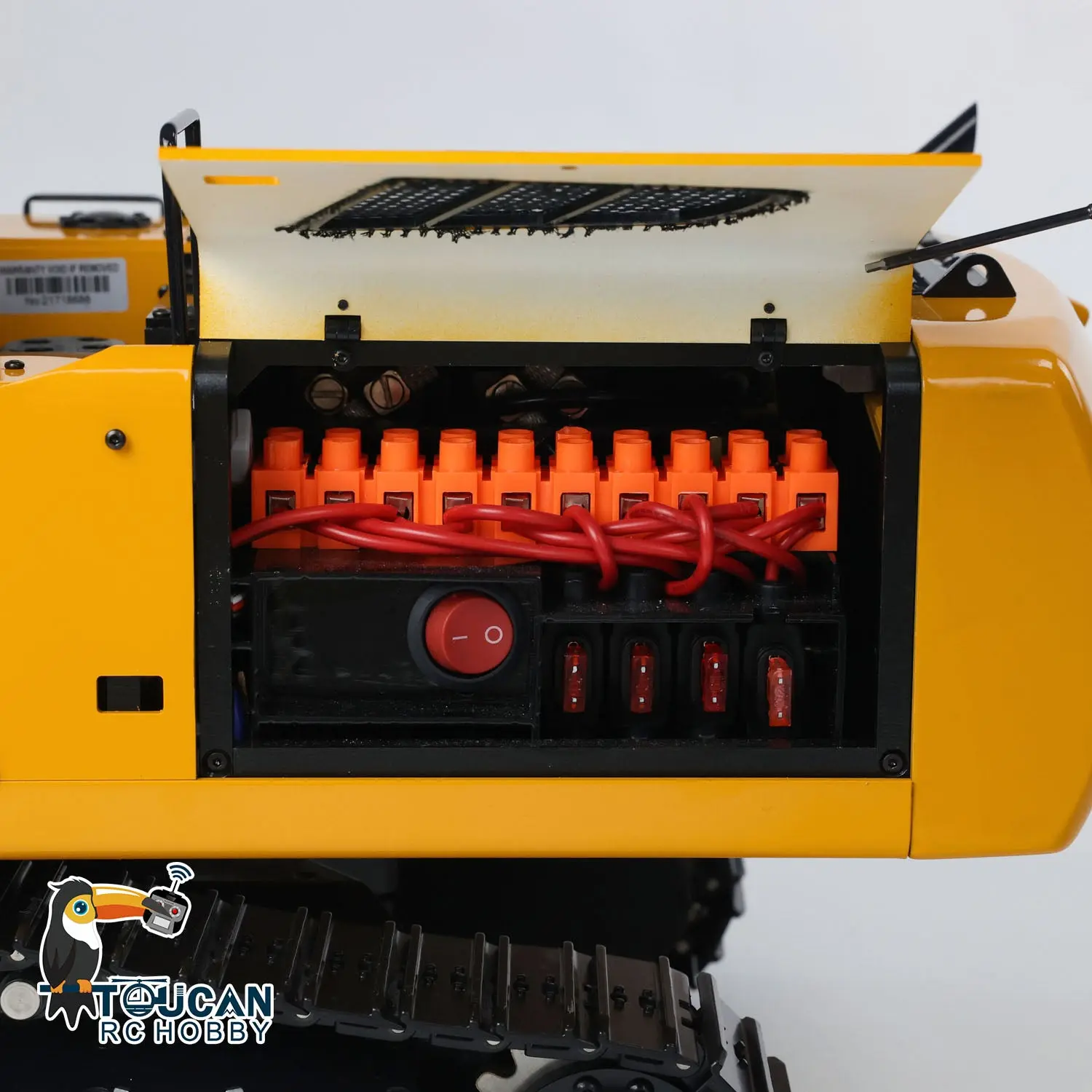 MTM 1/14 946-3 10CH RC Tracked Hydraulic Excavator 3 Arms Metal Diggers Assembled Painted Model Ripper Grab Bucket Toy ESC