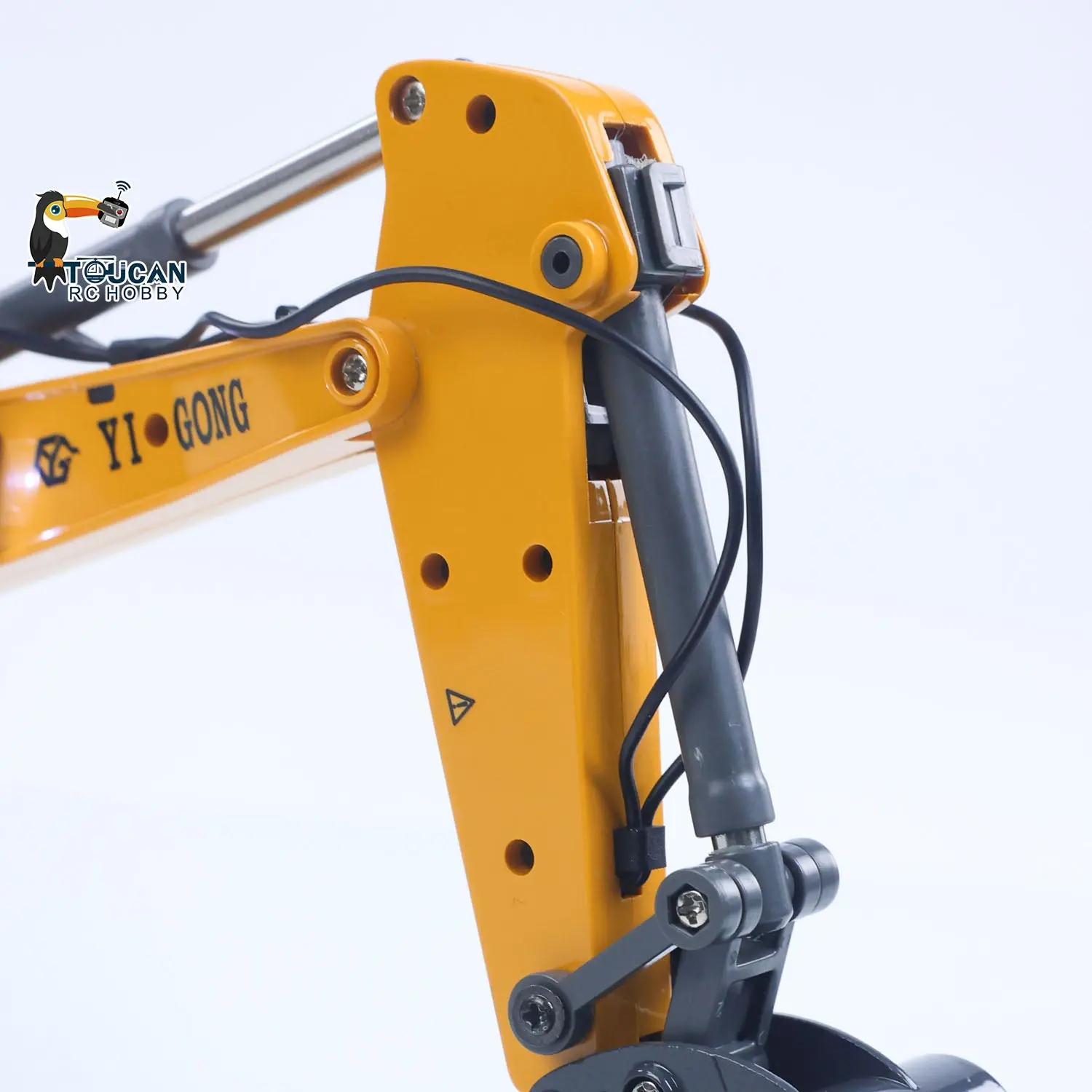 1/50 RC Excavator K970 Engineering Vehicle Remote Control Electric Lifting Digger Metal Bucket Tracks Light Sound RTR Battery