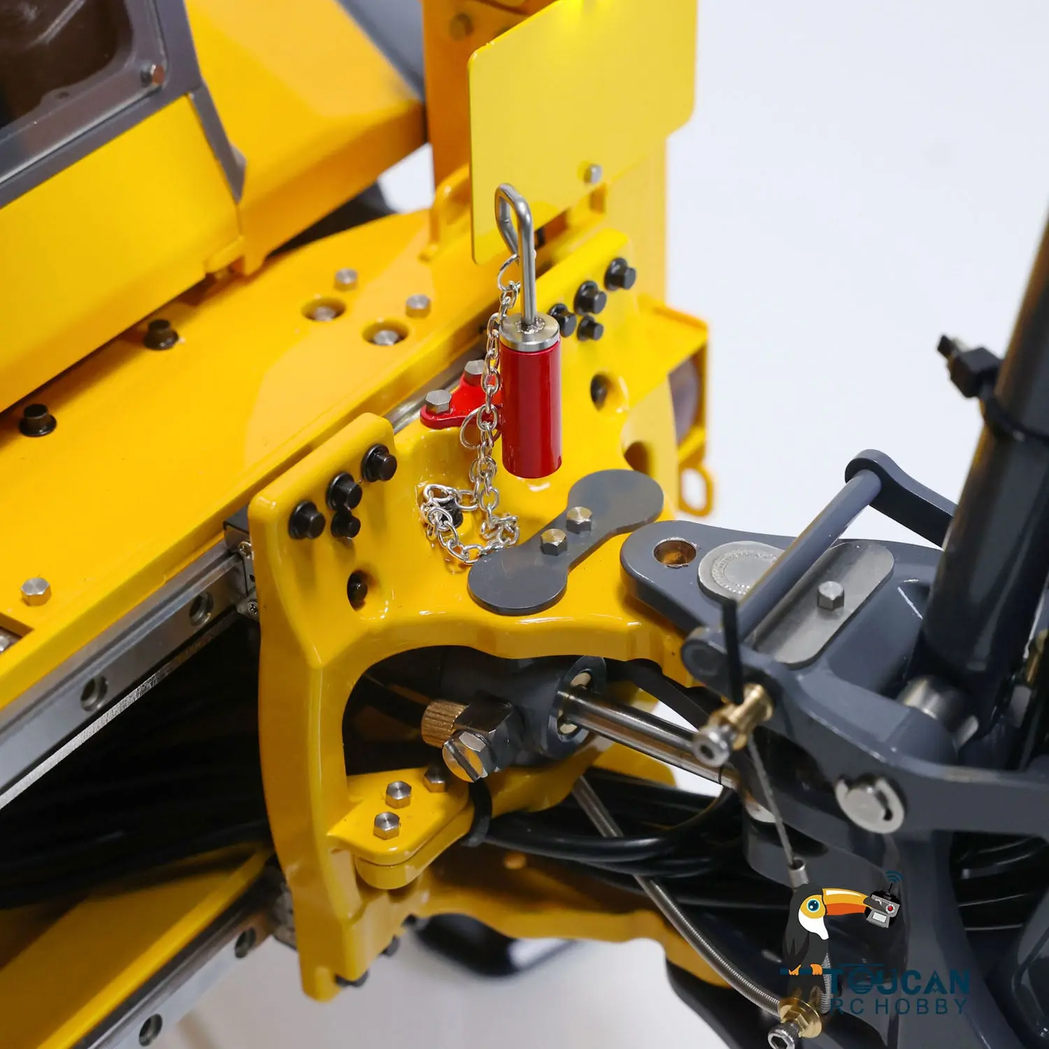 LESU BL71 Metal Hydraulic RC Backhoe Loader AOUE Excavator Light Sound 1/14 Scale Ready To Run Vehicle