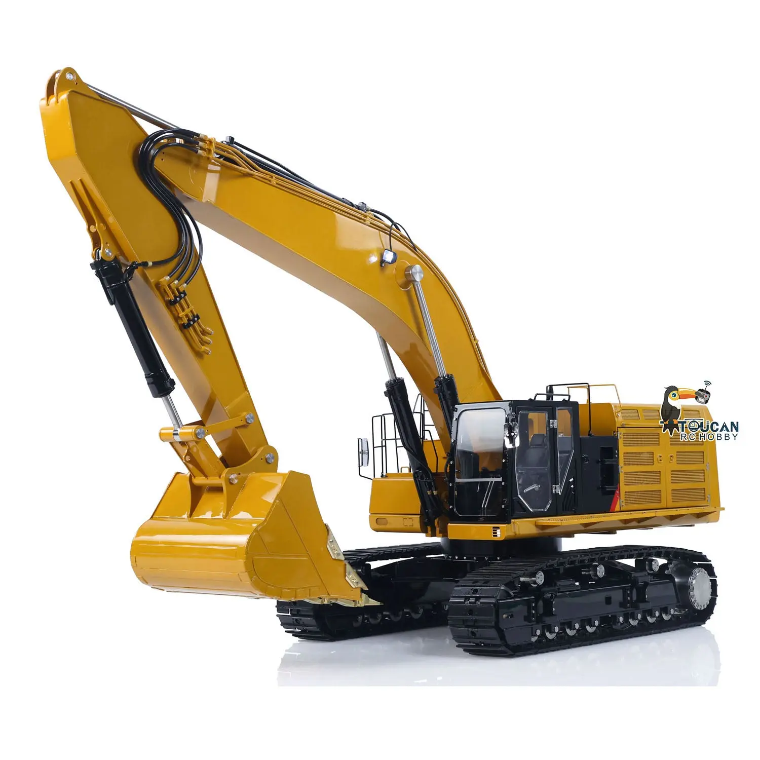 LESU C374F 1/14 Hydraulic RC Heavy Excavator Metal Radio Controlled Digger Paladin PL18EV LITE 6CH Valve Brushless Motor Pump