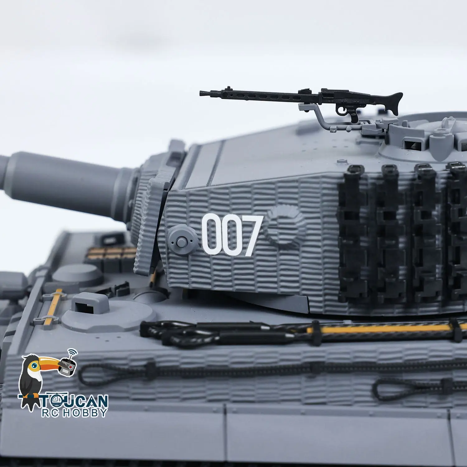 Taigen 1/24 217 007 RC Battle Tank Tiger I Remote Control Military Tanks Armored Panzer Infrared Combat USB Assembled Painted