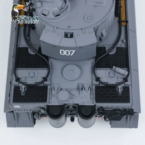 1/24 RC Battle Tank Taigen Tiger I Remote Control Infrared Combat Military Panzer DIY Car Model