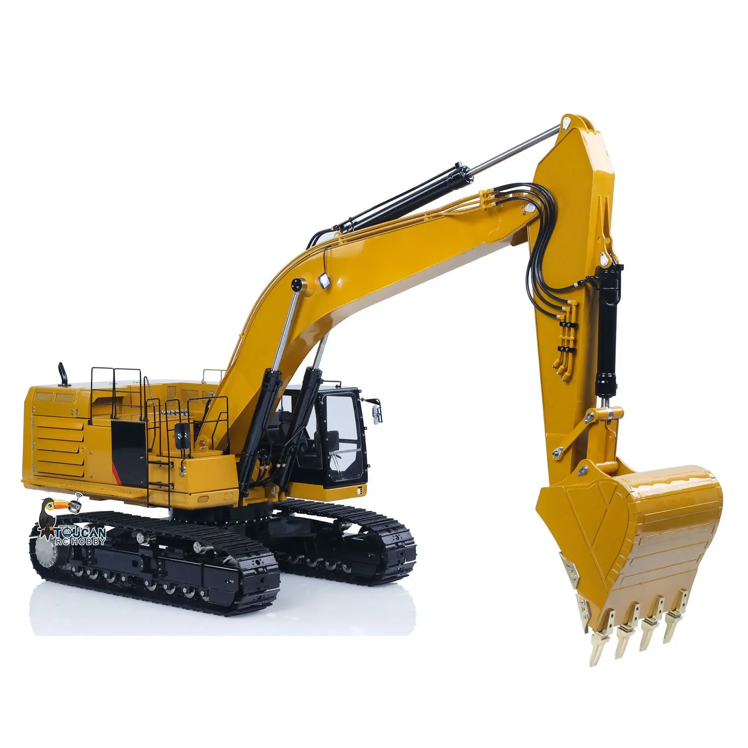 LESU C374F 1/14 Hydraulic RC Heavy Excavator Metal Radio Controlled Digger Paladin PL18EV LITE 6CH Valve Brushless Motor Pump